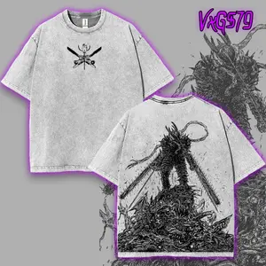 Chainsaw Man Denji Chainsaw pochita Devil villains v3 Washed T-shirt Hoodie Double-Sided Print, Anime Manga Washed Shirt Graphic tees Cotton streetwear vintage unisex merch