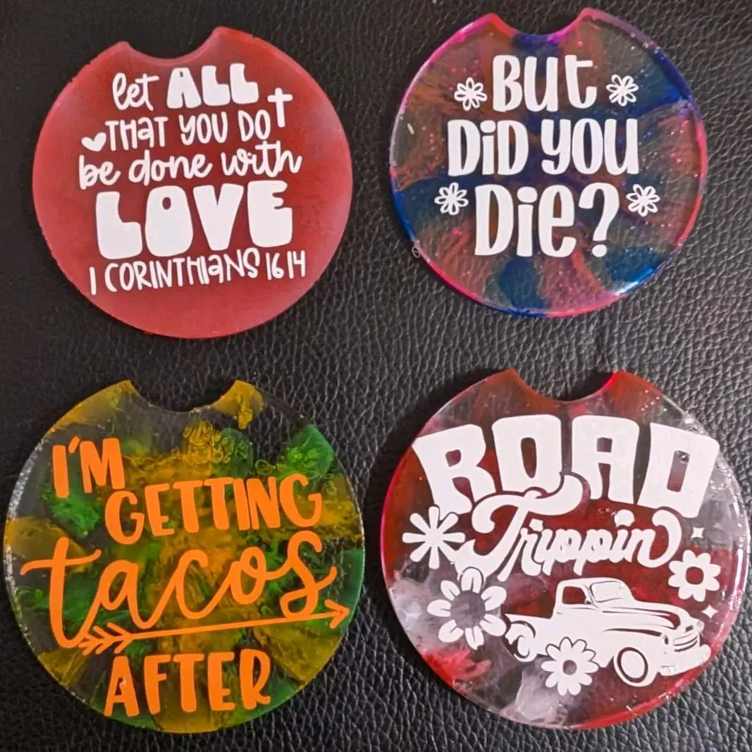 Customizable Coasters for Kitchen Tableware Supplies - Personalized Coasters for Home Decor
