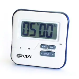 212 MAIN CDN TMW1 Waterproof Kitchen Timer - Up/Down Timer, Loud Alarm, Kitchen Utensils Set Component