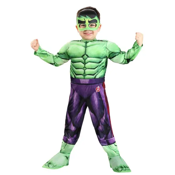 Boy's Toddler Marvel Classic Incredible Hulk Costume