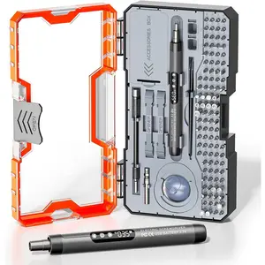 120-IN-1 Mini Electric Screwdriver Set Comprehensive Electric Precision Tool Kit Designed for Electronics Repair and Assembly Tasks