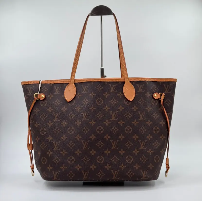 Pre-owned Louis Vuitton canvas Shoulder Bags Monogram Neverfull MM Tote Bag