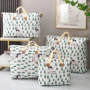 1 Pack 150L Storage Bag, Durable Portable Clothes Bedding Outdoor Travel Home Storage Bag