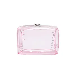 CEE CLEAR Small Cosmetic Case in Blush
