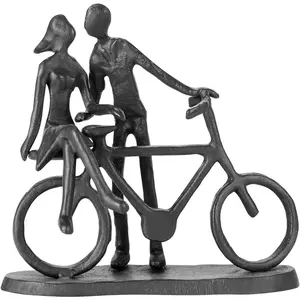 Couple Figurine Statue - Art Metal Sculpture Decor Anniversary - Romantic  for Wedding and Anniversary - for Him,Her and  Lovers, Metal Ornament Couple Statues for  Decor