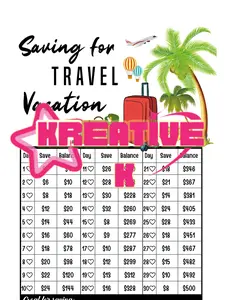 Ultimate Savings Challenge with 6 envelopes