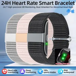 Fitness Tracker for Men and Women, Wearable Health Smart Bracelet Band with 24/7 Fitness Tracker, Calories, Steps, Distance, Sleep, Stress Menstrual Monitor, 100+ Sport Mode, Free APP, Activity Tracker - Screenless Smart Watch for Android iOS