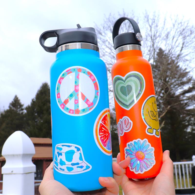 300 PCS Summer Water Bottle Stickers, Cute Ocean Themed Stickers for Hydro flasks Stanley Cups PacksVinyl Waterproof Stickers for Water Bottles, Skateboard Phone Laptop for Kids Teens Girls