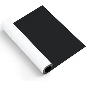 Amylove Extra Large 12 in x 5 ft x 40 Mil Black Blank Car Magnet Roll Flexible Magnetic Signs for Trucks Bumper Advertising Business Use car stickers