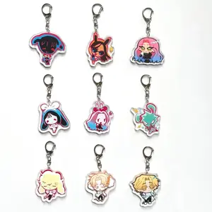 Alien Stage Acrylic Keychain, Double-sided Acrylic Keychain, Sua, Mizi, Till, Ivan, Hyuna, Luka, Anime Keychain, Gift for friends