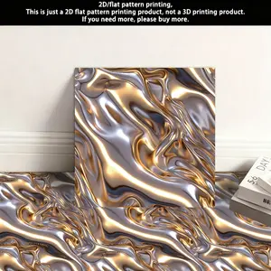 10 pieces of self-adhesive PVC floor stickers, thickened wear-resistant waterproof leather floor stickers, suitable for bedroom, kitchen, living room, balcony, bathroom and other floor decoration a