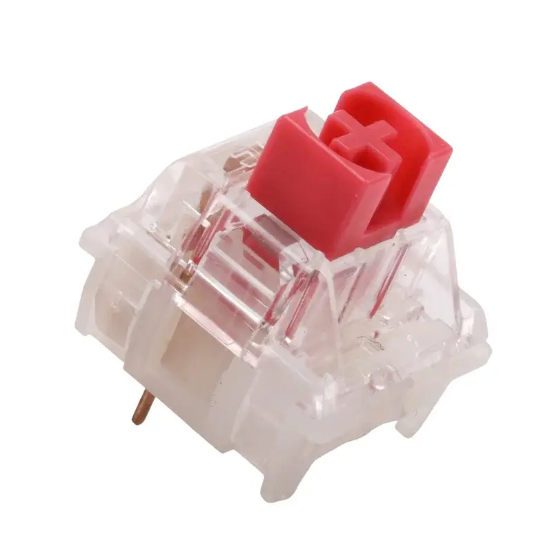 TTC Silent Red V3 Switch 45g Linear 5 Pins HotSwap Switches For Mx Gaming Mechanical Keyboard