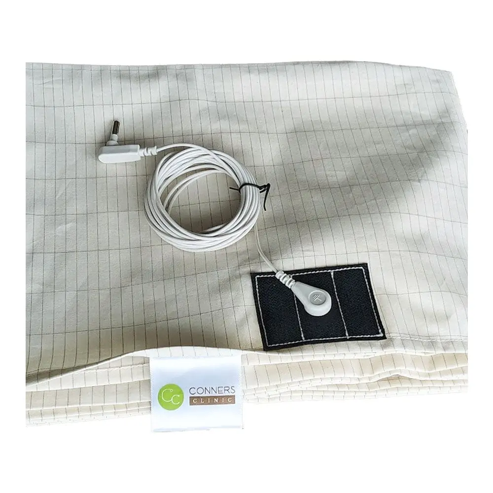 Organic Cotton Grounding & Earthing Bed Sheet Organic Cotton Grounding & Earthing Bed Sheet