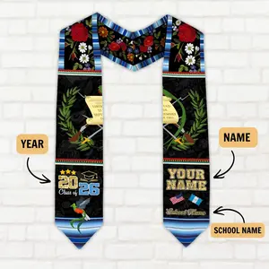 [HOT 2026] Personalized Guatemalan American Graduation Stoles 2026 Guatemala Graduation Sash