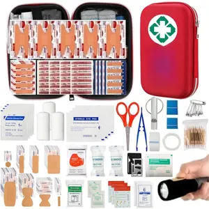 First Aid Kit & Survival First aid Kit, Includes 300 Pieces, First aid for Camping, Home, car, All Purpose kit, Emergency First aid kit, for All Activities