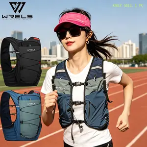 Lightweight Large Capacity Professional Trail Running Backpack, Multi-Compartment Hiking Trekking Pole Bag, Outdoor Cycling Hydration Pack