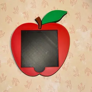 Apple 3d printed post-it holder, sticky note holder