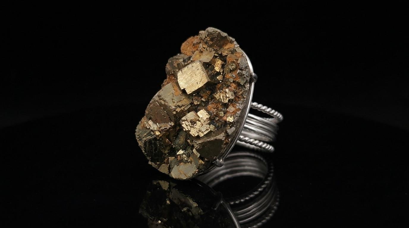 Unique natural crystal ring Natural raw stone and ore ring, crystal tooth ring inlay, fashionable and unique design with a sense of individuality, natural raw stone for women Unique natural crystal ring Natural raw stone and ore ring, crystal tooth ring inlay, fashionable and unique design with a sense of individuality, natural raw stone for women