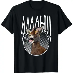 Ahhh Screaming Goat Gift Funny Goat Lover Screaming Goat T-Shirt