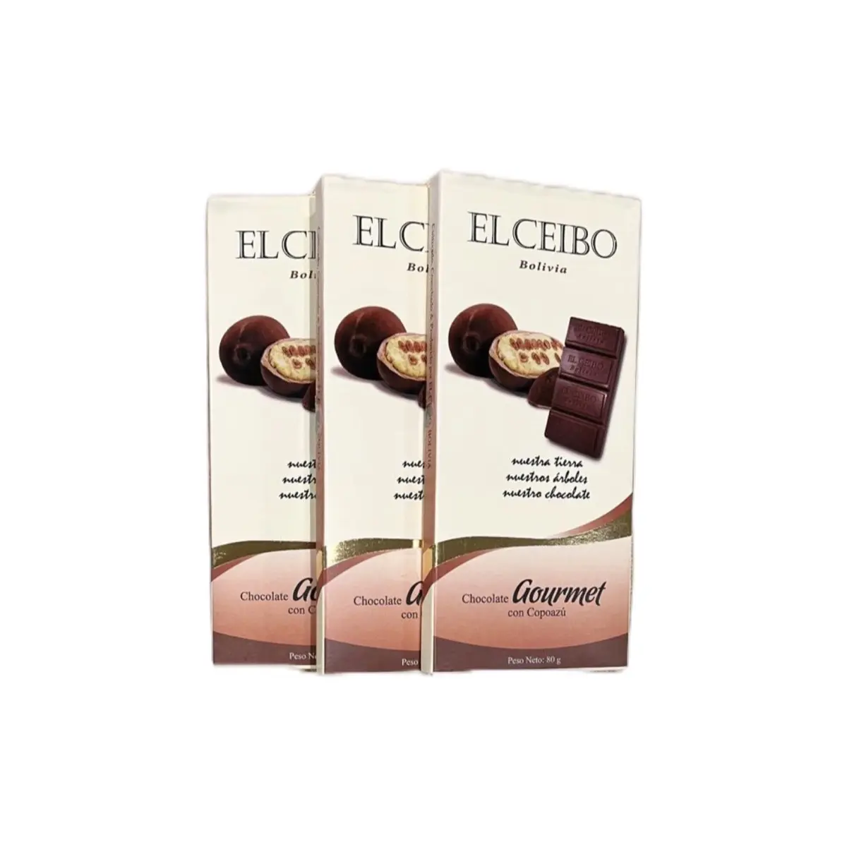 El Ceibo milk chocolate+copoazu (Set of 3) Snack Dessert