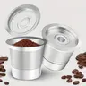 2-Pack Plastic-Free Reusable Coffee Pods with Rustproof Stainless Steel Coffeefilter, Compatible with Keurig 1.0 Coffee Maker, Preserves the Flavour, Reduces Paper Pod Usage