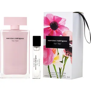 Women's Narciso Rodriguez Fragrance Set - 3.4 Oz Eau De Parfum Spray, 0.33 Oz Pure Musc Mini Eau De Parfum Spray