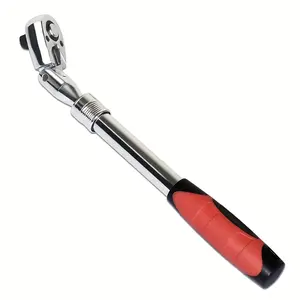1/4, 3/8, 1/2 Telescopic Head Ratchet Wrench - High-Precision 72-Tooth Design, Chrome Vanadium Steel, Automatic Quick Release - Versatile Sizes for Seamless Fastening