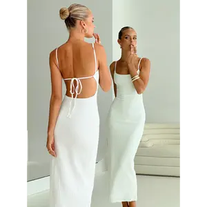 Elestria Maxi Dress White