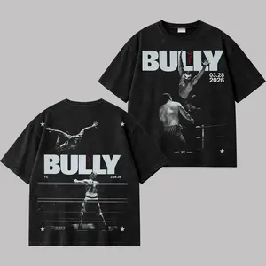 Ye - “Bully” Album "03.27 2026" Washed T-Shirt, Hip Hop Rap Graphic Tee, Vintage Washed Cotton Shirt, Kanye Inspired Streetwear Oversized Unisex, Gift For Rap Music Fans, Rap Event Outfit