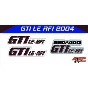 SEADOO GTI LE RFI 2004 Graphics / Decal / Sticker Kit HOOD Decals