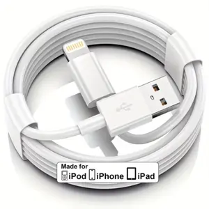 USB Car Charger Cable for iPhone & iPad, USB-C Fast Charging Line, Compatible with Apple Devices, Efficient Data Transfer