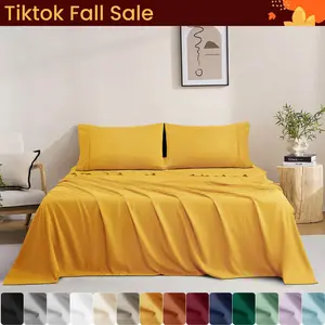 4 Pcs & 6-Piece Sheet Set for Queen Size Bed- With 16 Inches Deep Pocket Fitted Sheets Fix - Cozy Bedding Set Queen Full Twin King Size Sheets Soft Bedding Set for Bedroom