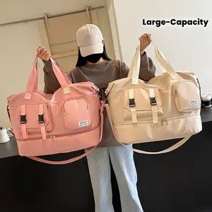 Durable Travel Duffle Bag | Multi-Pocket Organizer | For Vacation Business & Camping ✨ Travel Essentials Bag Travel Lightweight Bag