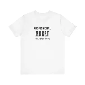 Professional Adult Est 1940's-1950's short Sleeve Tee
