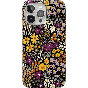 Casely iPhone 15 Pro Max Case | Falling for You | Plum Floral | Compatible with MagSafe | Classic Ultra Thin Design