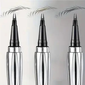 Two Forks Eyebrow Pencil Makeup Long Lasting Waterproof Sweatproof Eyebrow Pens Silky Non Fading Natural Wild Eyebrow Easy To Use Beauty Cosmetic