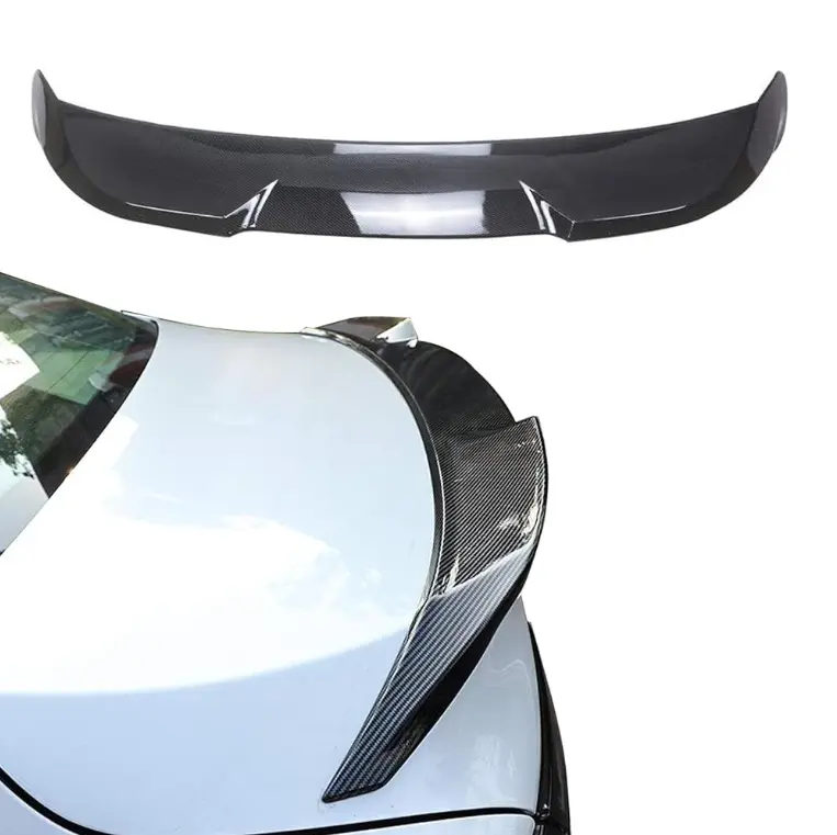 NINTE TRD Duckbill Trunk Lip Spoiler - Automotive Sports ABS Plastic Auto Replacement Body Part, 20-Min Bolt-On/Self-Adhesive DIY Install Car Accessory for 2018-2024 Toyota 8th Gen Camry SE,XSE,LE,XLE,M4, Car Accessories