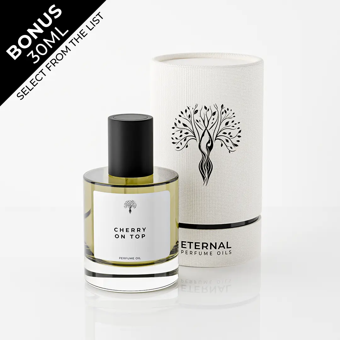 Eternal Perfume Oils - Cherry on Top Perfume Oil for Women, 50ml with Bonus 30ml Bottle of Your Choice