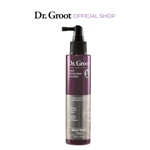 Dr. Groot Scalp Relief Tonic, Korean Hair Care with Chamomile, Niacinamide, Menthol, Antioxidant Formula, for Dry Scalp,