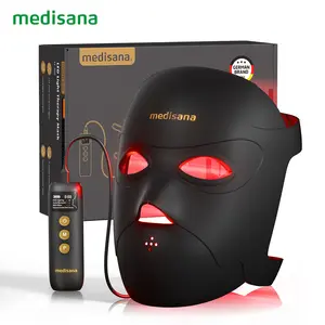 Medisana 3D Red Light Therapy Mask for Face, 336 LEDs Light Therapy Mask with 3 Modes - NIR 830nm, Red 630nm, Blue 415nm - Cordless & Rechargeable LED Face Mask for Home, Skincare Gifts for Women Mom 【2 Year Warranty】