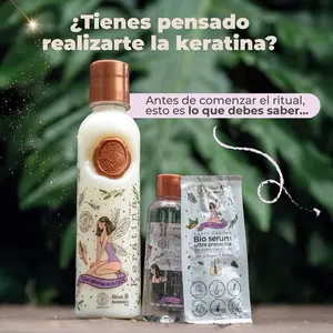 Ritual Botánico Keratina 250ml/ Organic Keratin 250 ml - Botanical Hair Care with Bio Serum Ultra Protector 120 ml & Flexible Application Technology Haircare Restore