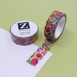 Pink Floral Washi