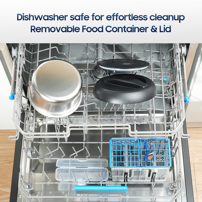 CHEFSPOT 37oz Electric Lunch Box Portable Food Warmer for Car & Home 12V/110V Heated Lunch Box with Stainless Steel Container Leak-Proof BPA-Free Includes Bag & Utensils