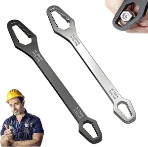 Universal Car Torx Wrench, Universal Self Adjusting Wrench, Double-head Torx Spanner, 8-22mm Self-tightening Non-slip Multi-function, Car Assembly & Disassembly Tool