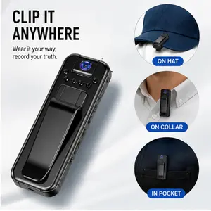 Mini Wearable Action Camera 1080P, WiFi Sports Recording Camera, Portable Clip-On Design, Infrared Night Vision