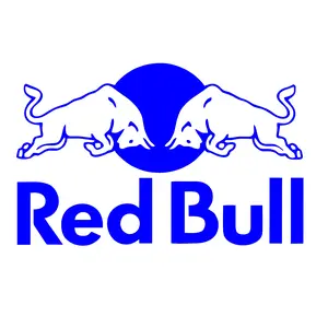 Red Bull Vinyl Decal 8.5" x 5.5"  by Pristine Graphics For Car Truck or Window