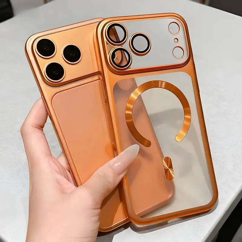 [New Year Special Offer]iPhone 17 Pro/Pro Max Matte Electroplated Magnetic Case: Full Lens Coverage + Military-Grade Drop Protection| Strong Magnet, Perfect Fit & Total Protection