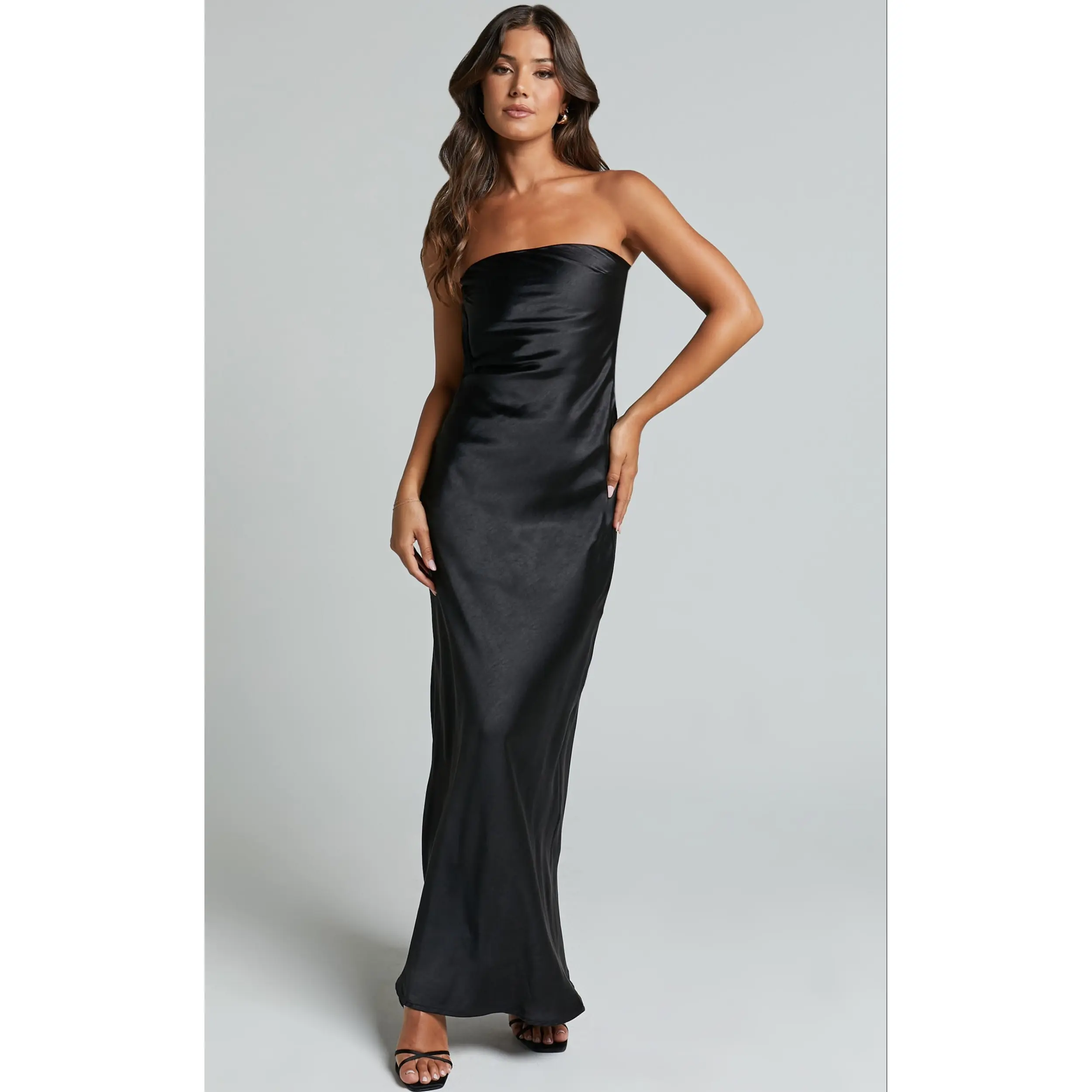 embellished strapless cowl neck mini dress in black - TikTok Shop embellished strapless cowl neck mini dress in black - TikTok Shop