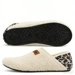 Women’s & Men’s Lightweight Slippers with Rubber Sole, Soft Non-Slip House Shoes, Indoor Outdoor Comfortable Slip-On Slipper Socks