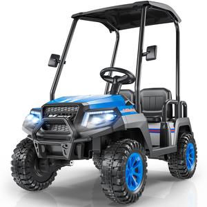 LIGIANT R9 24V Kids Golf Cart, 4WD Electric Car w/Remote Control, Detachable Awning & Music, Festive Christmas Gift for Boys & Girls#Summervibes Ride On Wheels